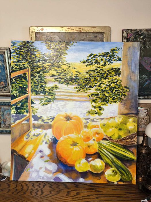 Голяма картина Натюрморт масло върху платно