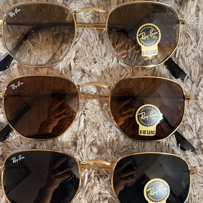RayBan Hexagonal Fade / Brown / Blue / Black