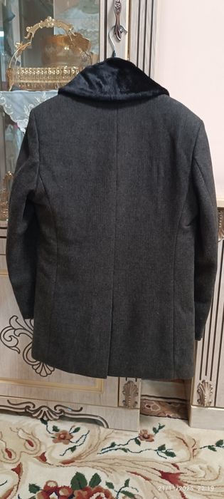 Мужское пальто драп материал новый