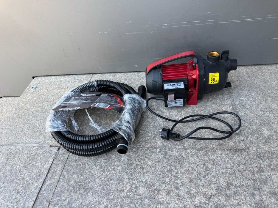 Помпа водна 600W 1" max 50L/min 35m RD-WP43 +Маркуч смукателен Ø1" 4m