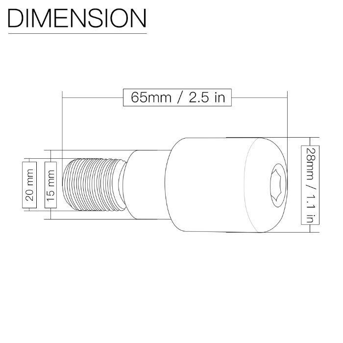 Тапи за кормило (Балансьори) със лого за Т-МАХ500 , ТМАХ530