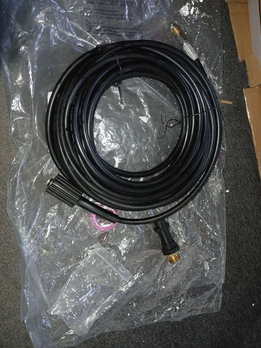 Furtun spalator auto, presiune 18 MPa, M22, 8m, negru
