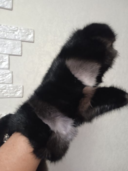 Варежки норковые