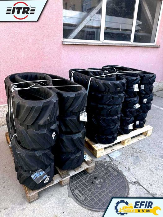 НОВИ гумени вериги ITR за минибагер на склад