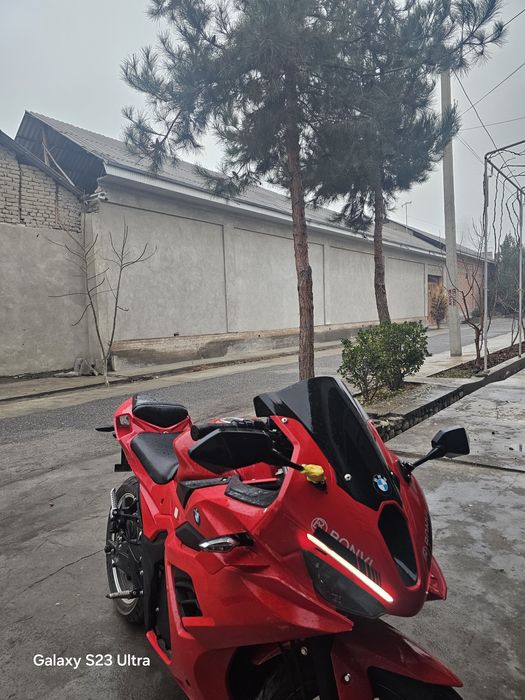 Электро Мотоцикл красный