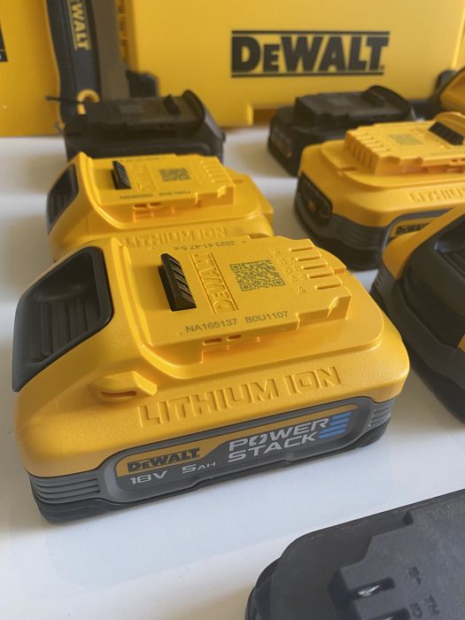 Батерии DeWALT 12V / 18V / 54V - XR / FlexVolt / PowerStack  - 2025г !