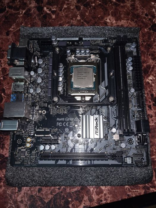 Комплект i3-10100f//h510m nvs//озу//кулер