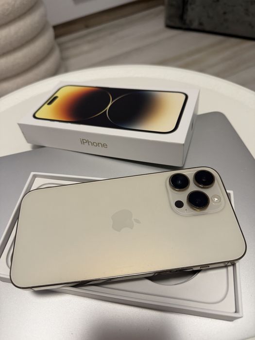 Iphone 14 pro  max gold impecabil !