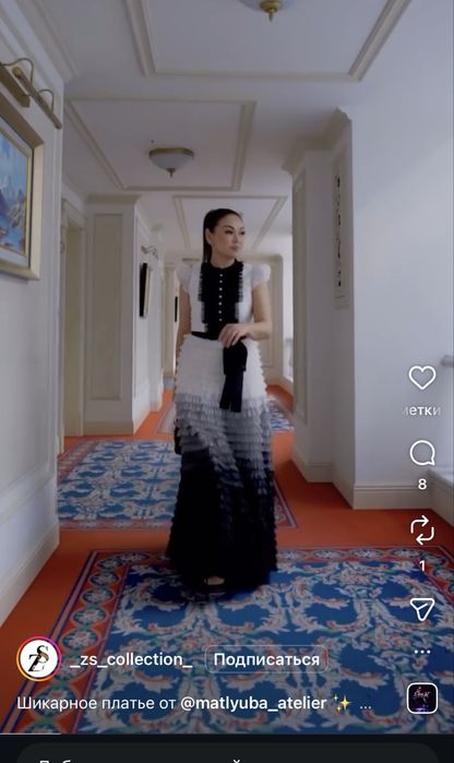 Шикарное вечернее платье от Matlyuba Atelier