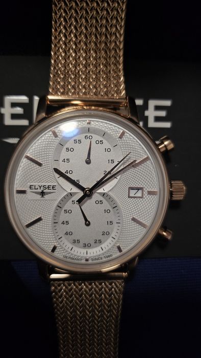 Ceas de mana barbatesc elysee culoare rose gold