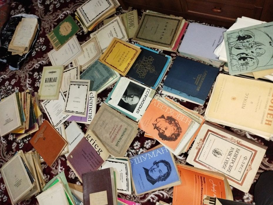 Книги Ноты Nota kitoblar fortepiano, vokal, skripka va xalq cholgʻular