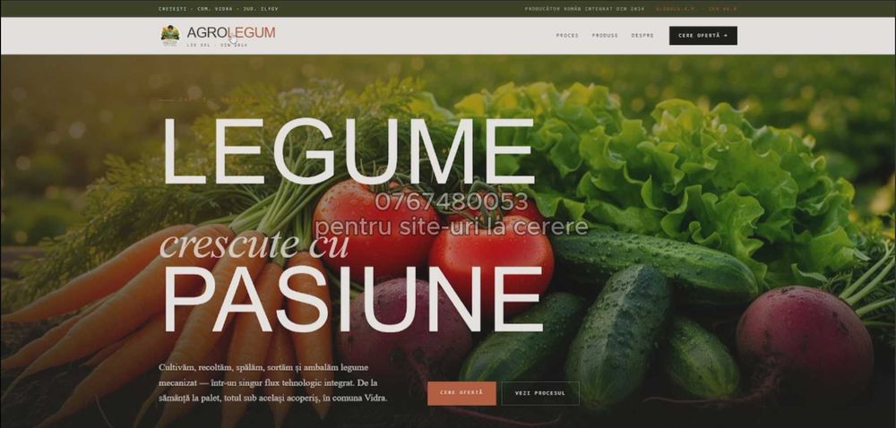 Creare site-uri moderne pentru firme + hosting + domeniu + publicare online (PREȚ FOARTE ACCESIBIL]
