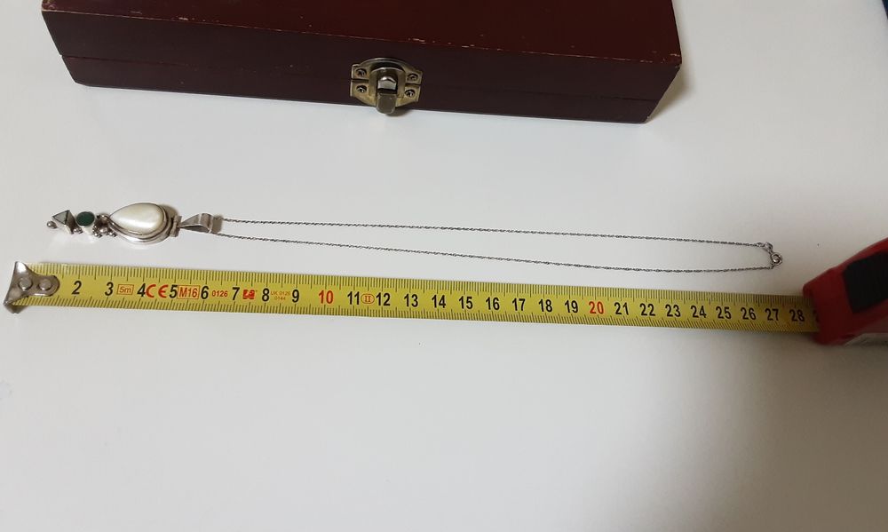 Colier argint cu pietre