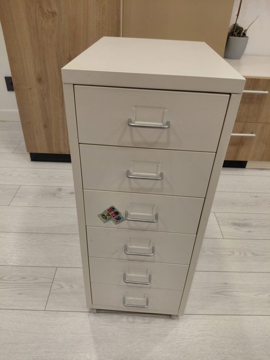 Vand rollbox metalic alb cu sertare Ikea
