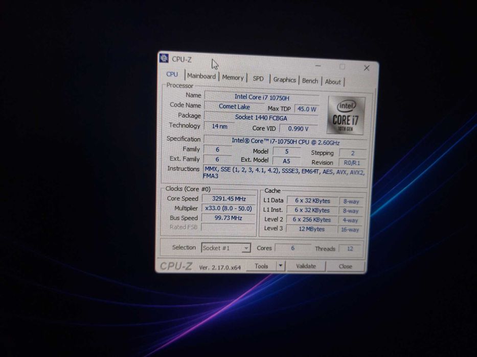 Noutbook MSI Intel core i7 10750H Holati ideal kelishtirib beriladi
