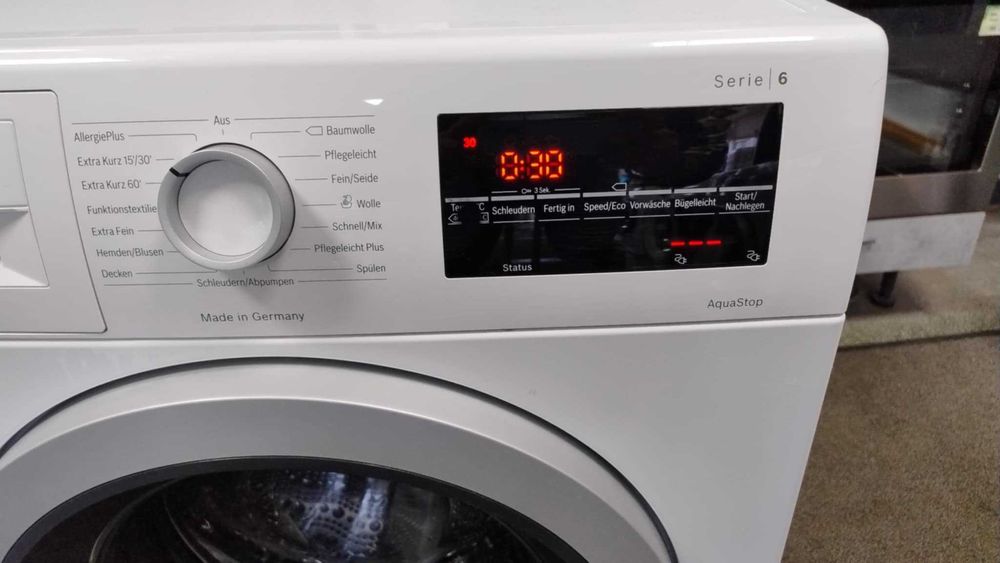 A+++ Пералня машина Bosch-Бош 9 кг 1400 об/мин Series 6 VarioPerfect