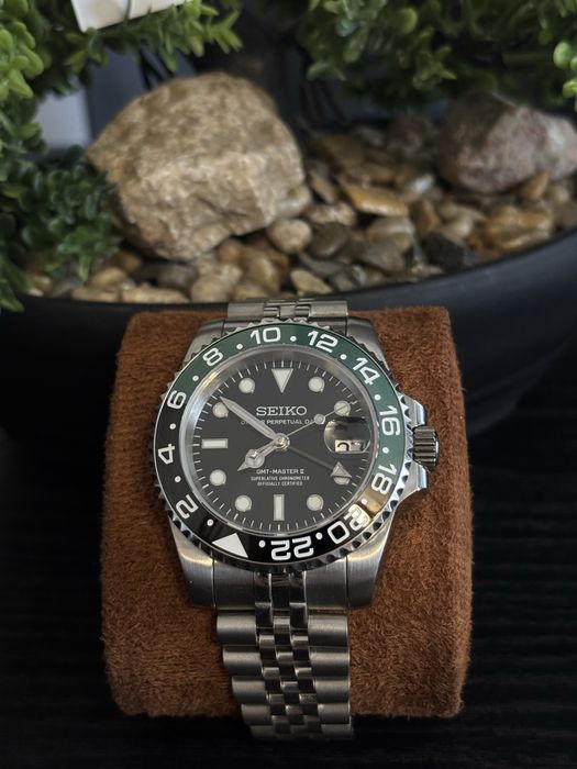 Seiko Mod Automatic Japonez NH34 GMT Starbucks