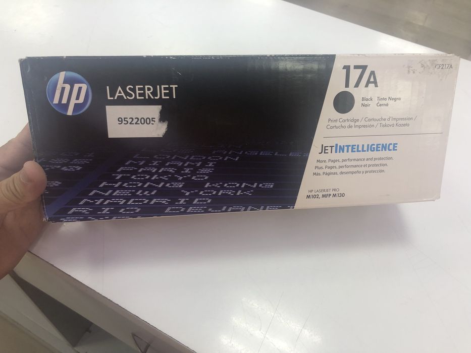 HP 17A қара картриж