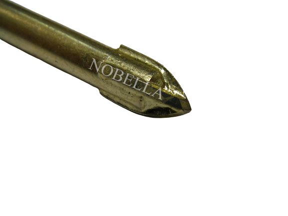 Свредло / перо за фаянс и стъкло Ø6 мм с кръстат връх