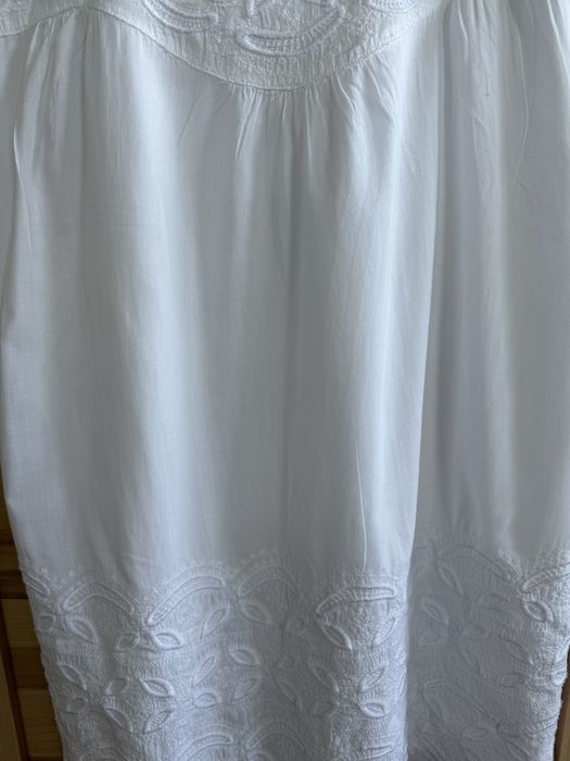 Rochita boho alb imaculat Closed S