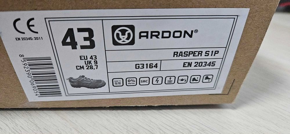 Pantofi de protectie Ardon  Rasper S1 P Noi