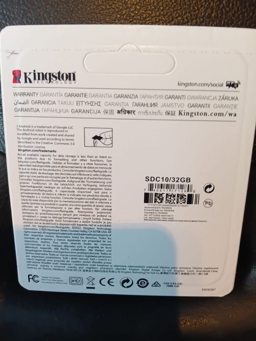 Sd флэшки новые kingston