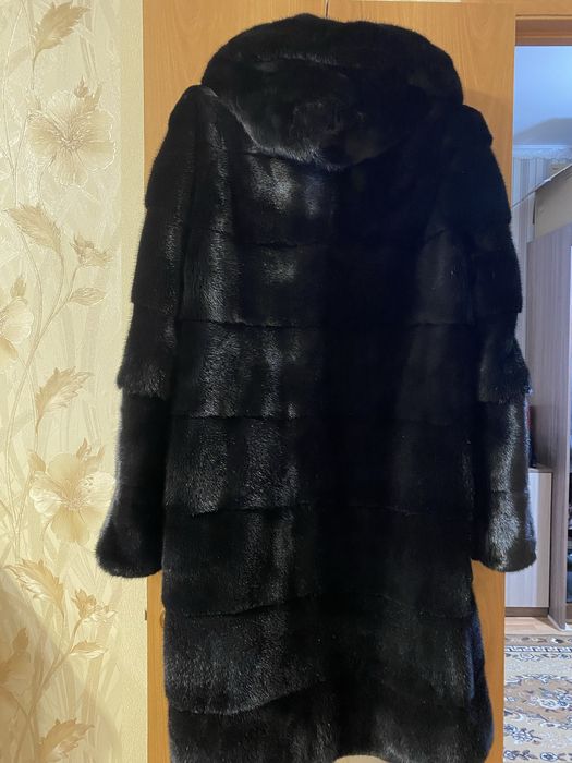 Шуба норковая, блэк-лама