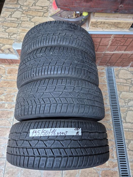 Vând cauciucuri 195/50/16 M+S set complet imp Germania