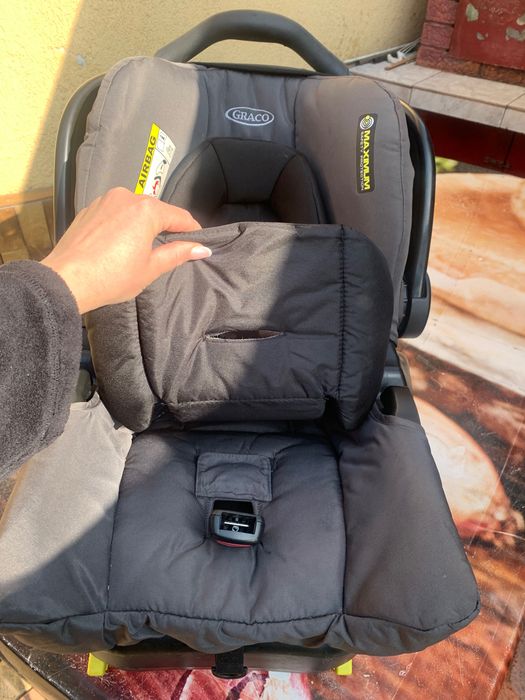 Scaun auto bebe 0-6 luni & oglinda bebe