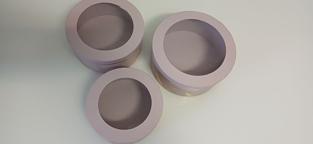 Set cutii cu fereastra