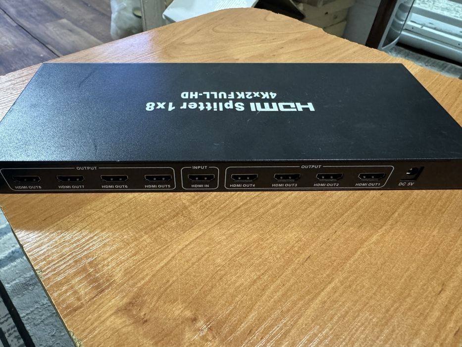 Сплиттер HDMI 1x8 4Kx2K full-hd