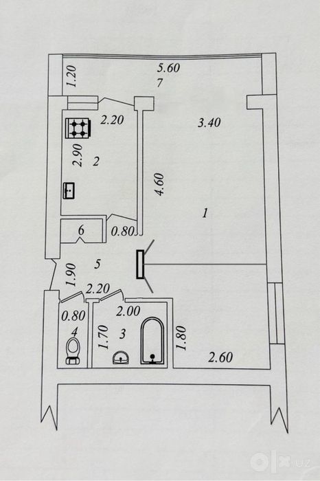Продам 1 комнатную квартиру