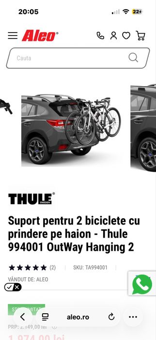 Vand suport bicicleta
