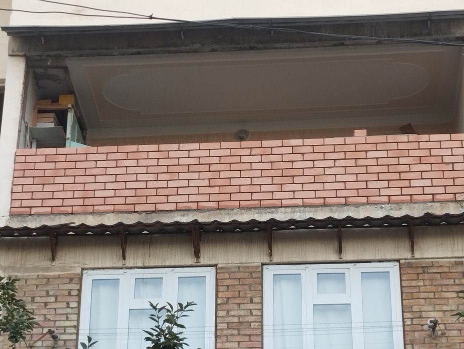 Balkonga g'isht teramiz кладка балкон
