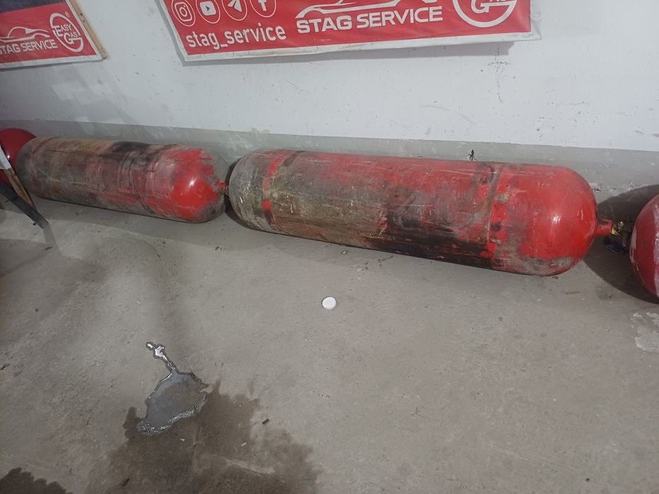 Metan gaz balonlar bor 120 litr