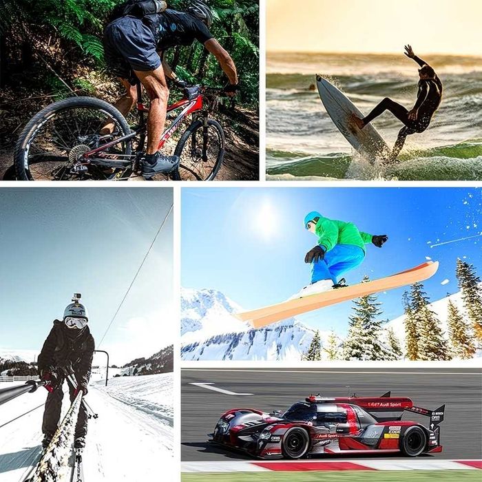 Комплект монтажи, щипки, адаптери, лепенки - За GoPro, DJI, Insta360