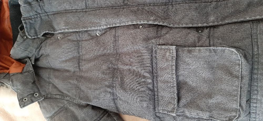 Детско зимно яке естествен пух от лисица на качулката Ръст 146-152