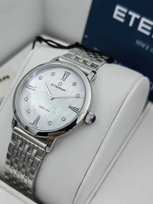Ceas Eterna Eternity Lady Diamonds 32 mm – Swiss Made – Nou – Full Set