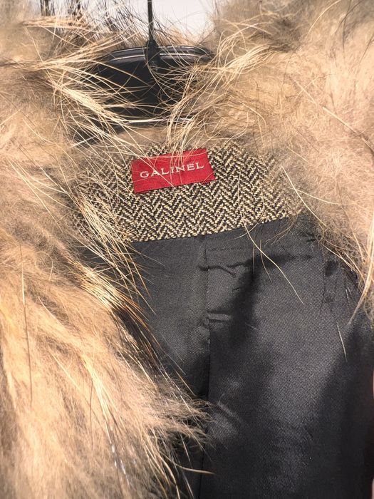 Вълнено сако с яка и маншети от лисица - Galinel