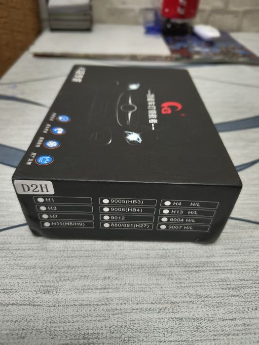 Becuri led D2H , 160w /set , 80w/per bec , 6000k /lumină albă