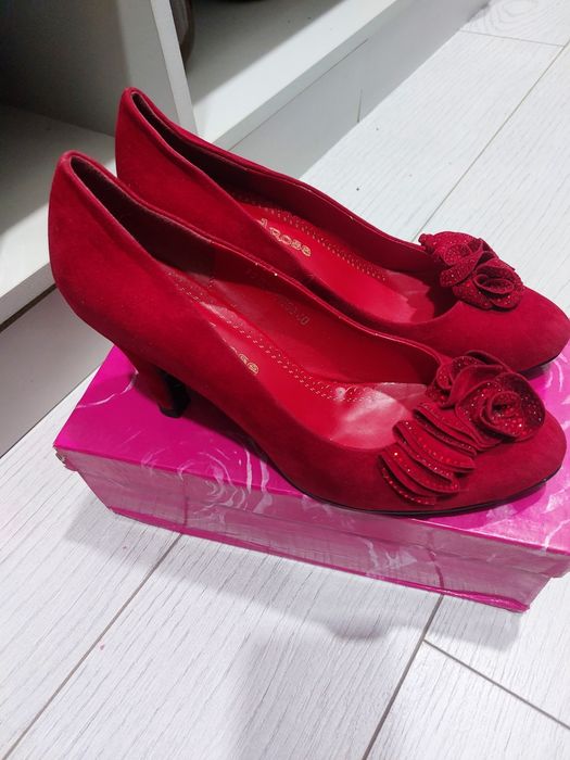 Туфли красный. 39 размер