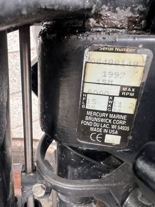 Лодочный мотор Mercury 15