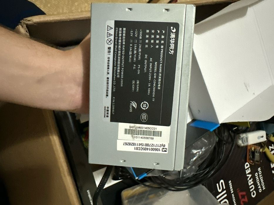 H110+i3 7100 ddr4 4gb ram 120 gb sata 650w blok pitaniya tayyor keys