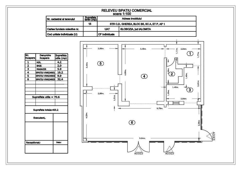 Spațiu Comercial-Magazin Alimentar cu Vad-Proprietar-De vânzare