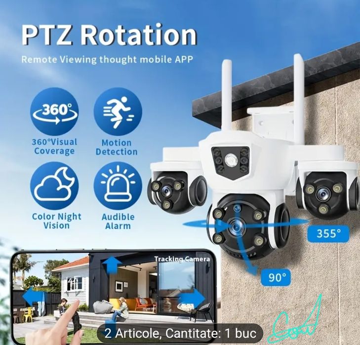 Camere de supraveghere cu tot cu montaj