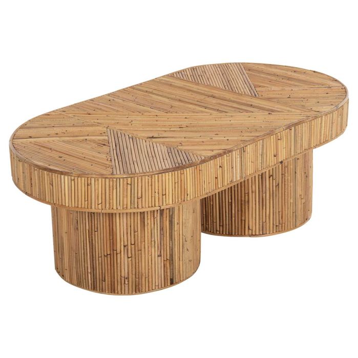 Холна маса Puzzle-home HM9870, Изработена от ратан, 110x59x39Hcm.