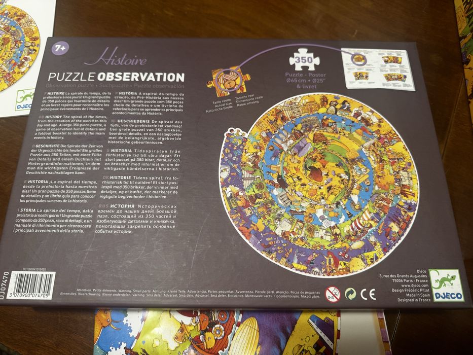 Puzzle Djeco Evolutia omenirii 350 piese
