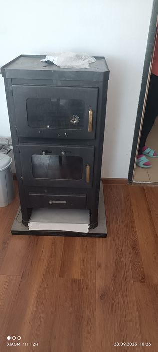 Печка с водна риза и фурна