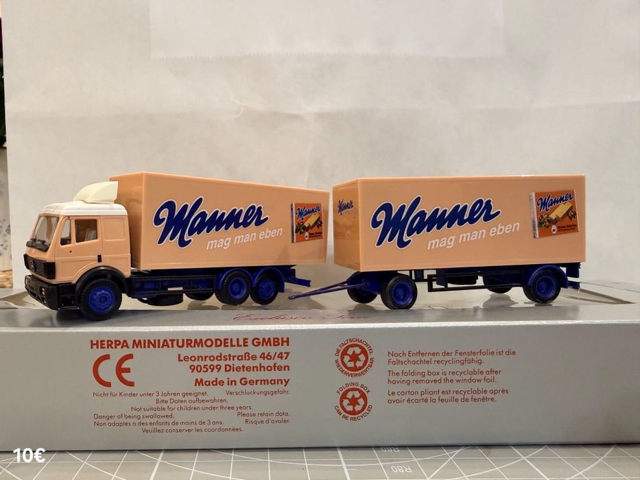 Камиончета Herpa мащаб H0 1:87