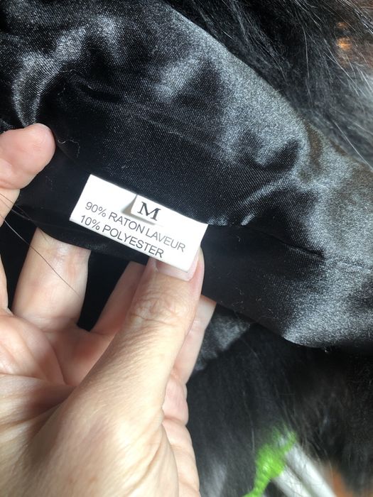 Vestă scurtă din Blană naturală raton